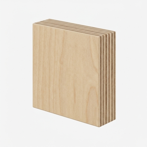 Plywood-Fronted Kitchen