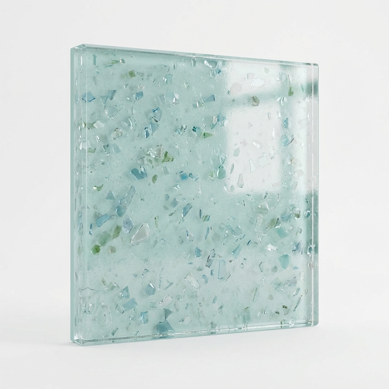 Recycled Glass Splashback
