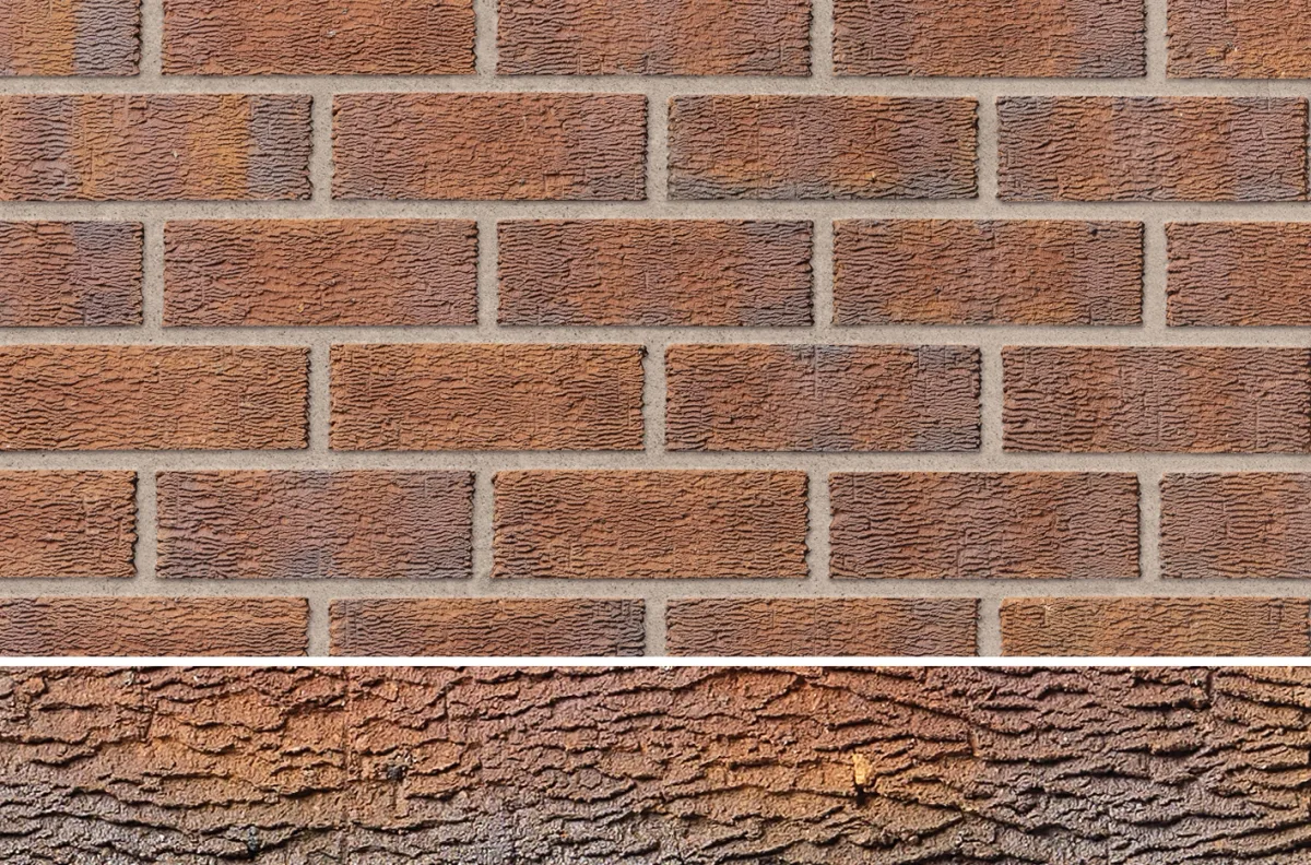 Ibstock New Burntwood Red Rustic 73mm