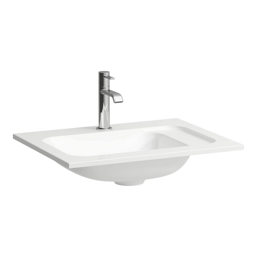 MEDA Vanity Washbasin 'Slim', Marbond