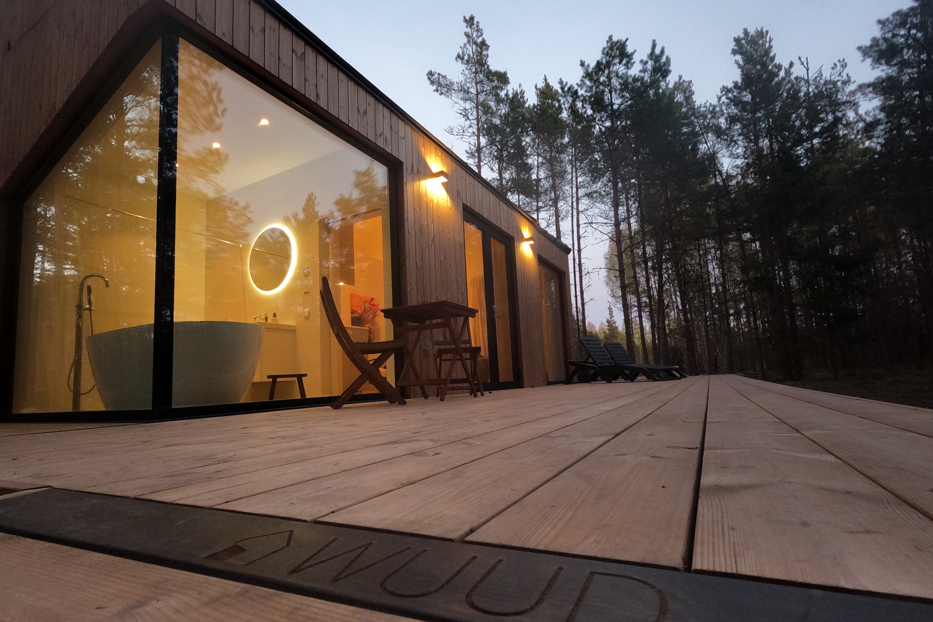Thermo-Spruce Decking